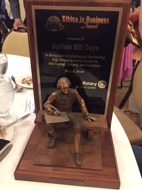 Buffalo Bill Days Ethics Award Picture
